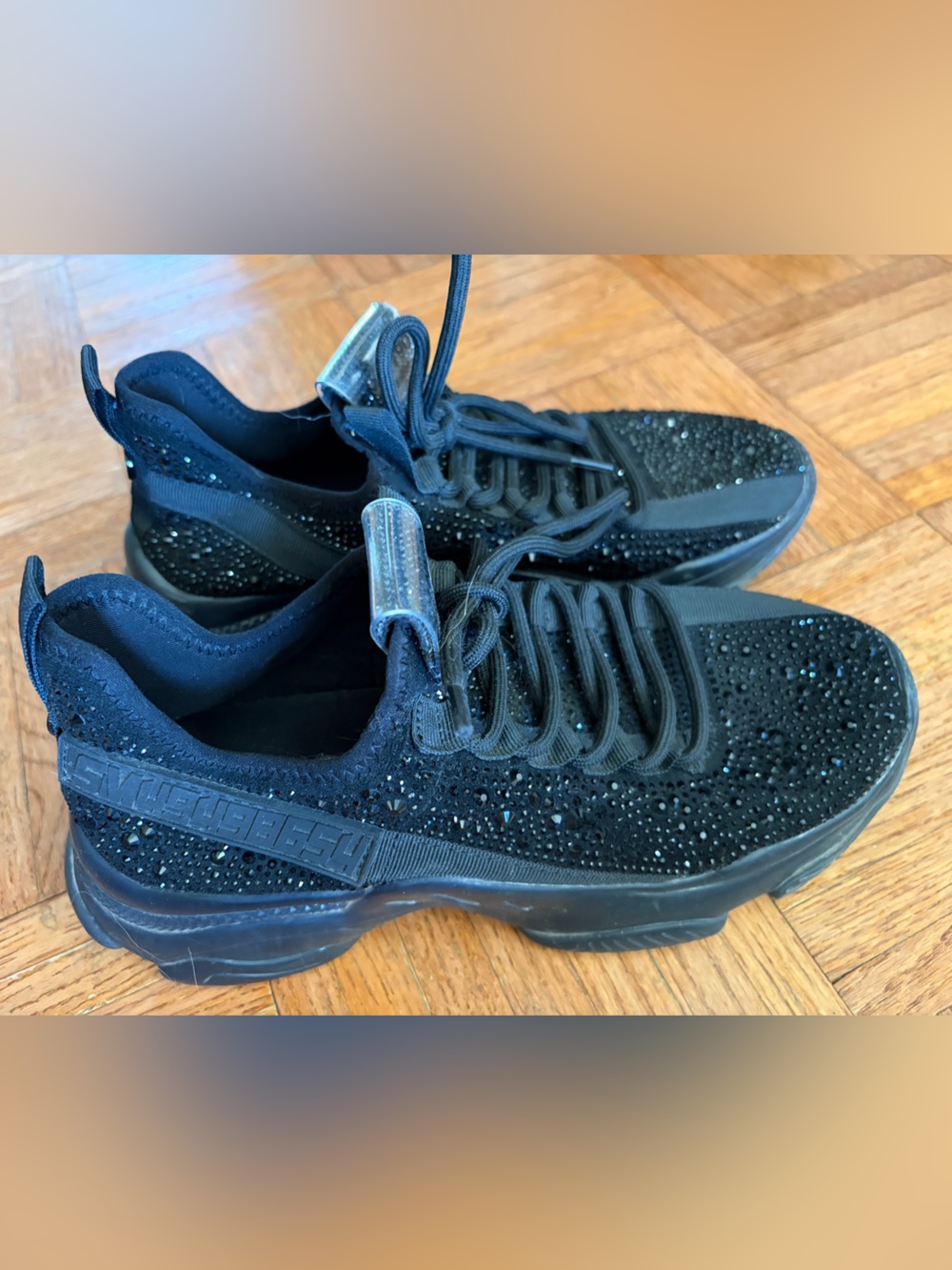 Steve Madden Maxima Rhinestone Sneakers